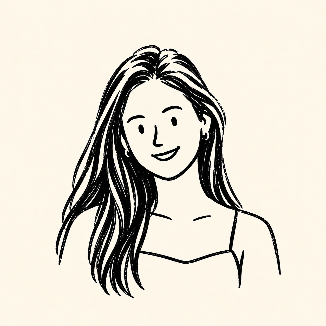 Illustrated portrait of Ribka