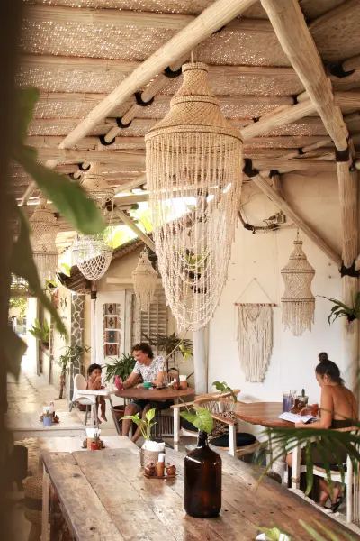 Pachamama Organic Cafe in Gili Air, Lombok
